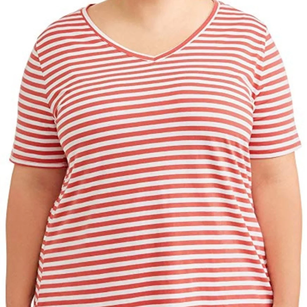 Striped V-Neck - Picture 1 of 4